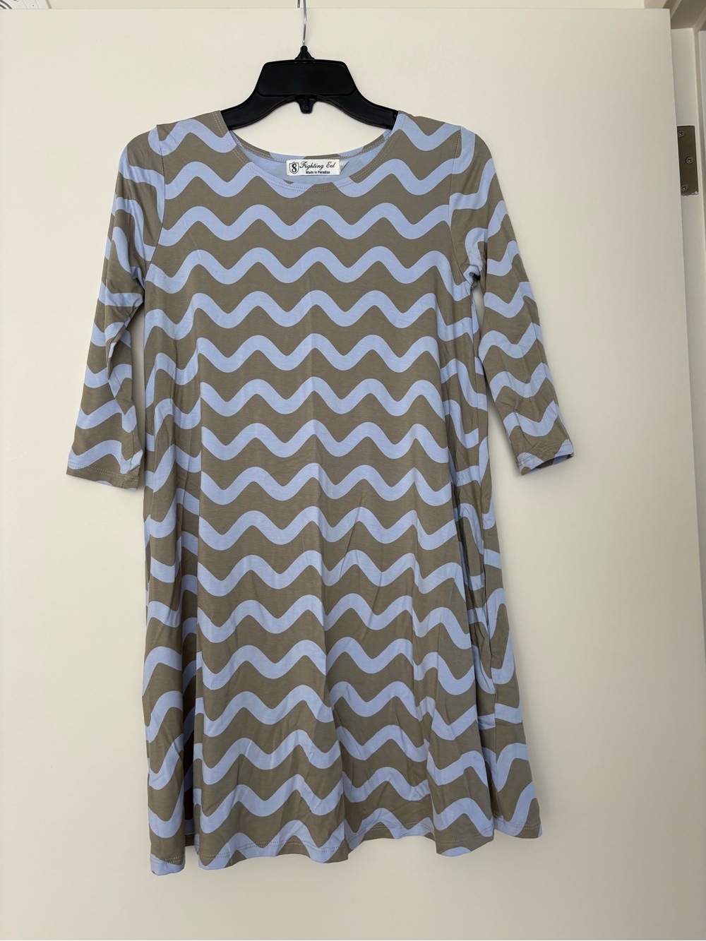 Fighting eel swing dress with pockets